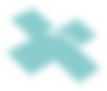 logo croix sevanova turquoise et floue