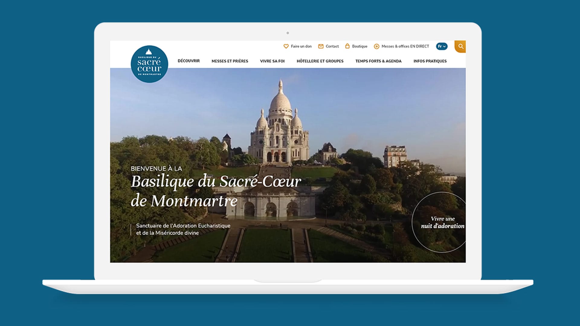 home site internet de la basilique